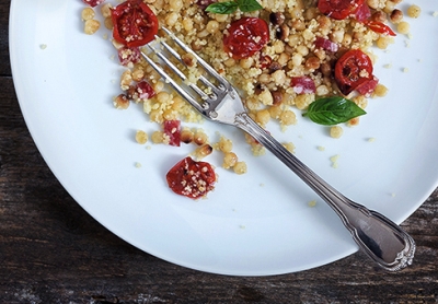 Couscous stir-fry con Salame Brianza DOP