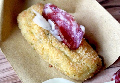 Crocchette con Salame Piacentino DOP e Pecorino di Pienza