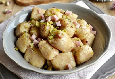 Gnocchi di ricotta e Mortadella Bologna IGP