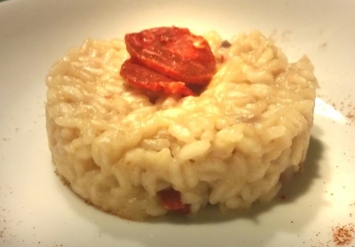Risotto popoca con Salsiccia di Calabria DOP e cipolle di Tropea