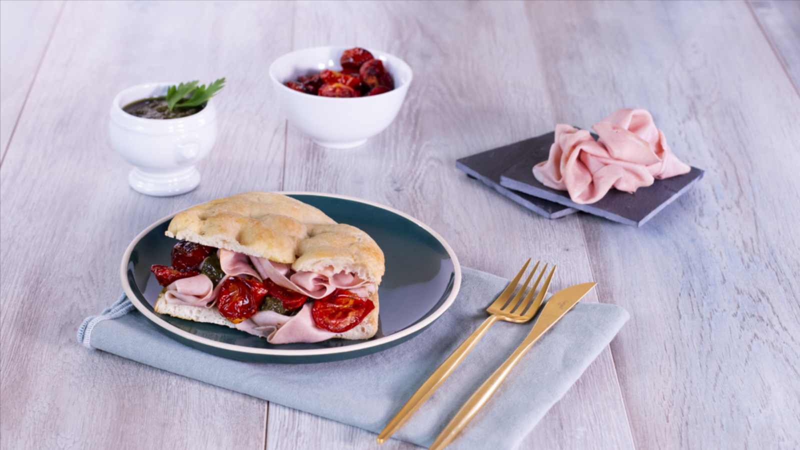 FOCACCIA DI PATATE con Mortadella Bologna IGP