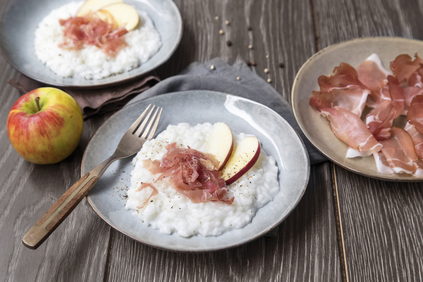 Risotto con SPECK ALTO ADIGE IGP e Mele Alto Adige