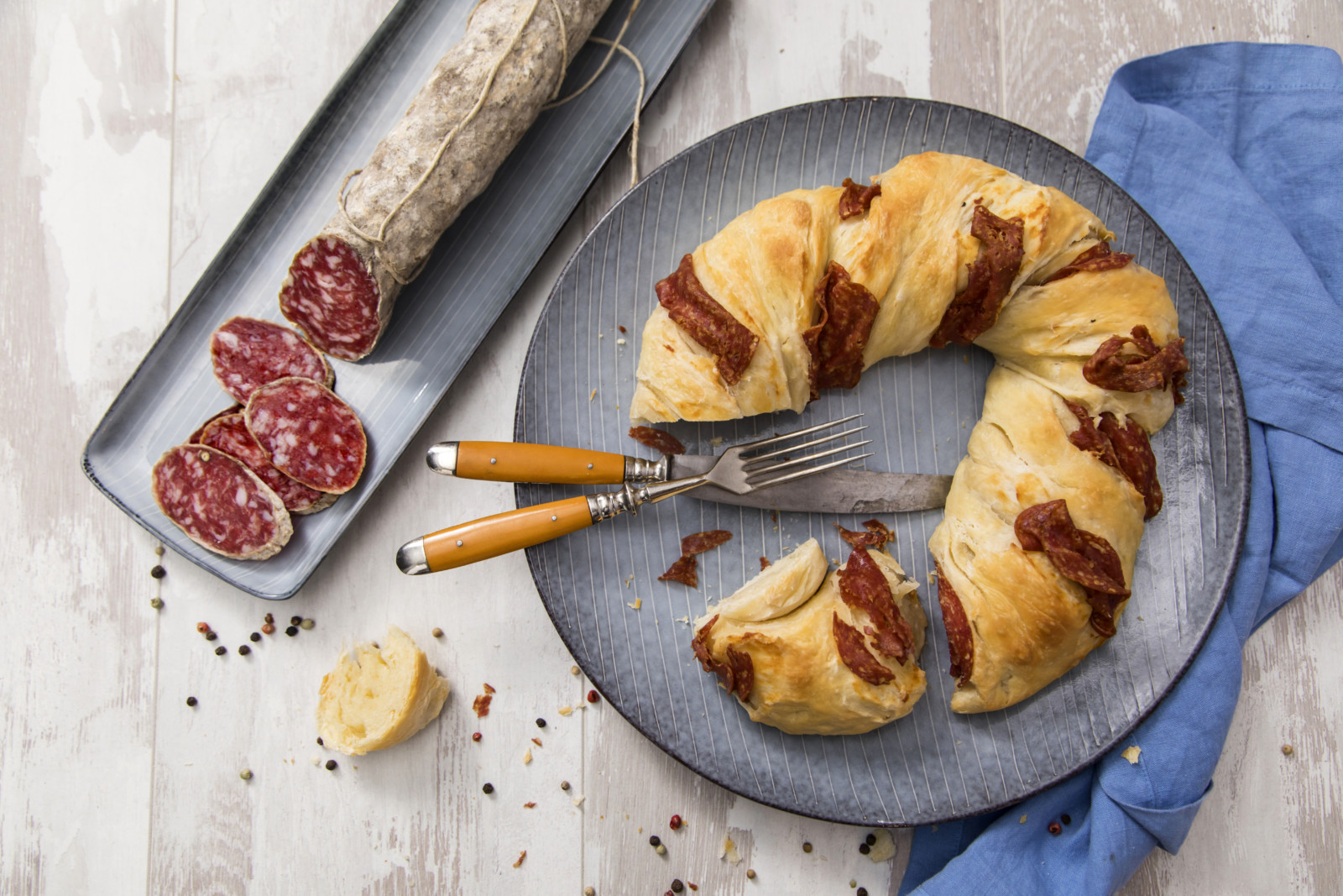 Ciambella rustica al SALAME FELINO IGP