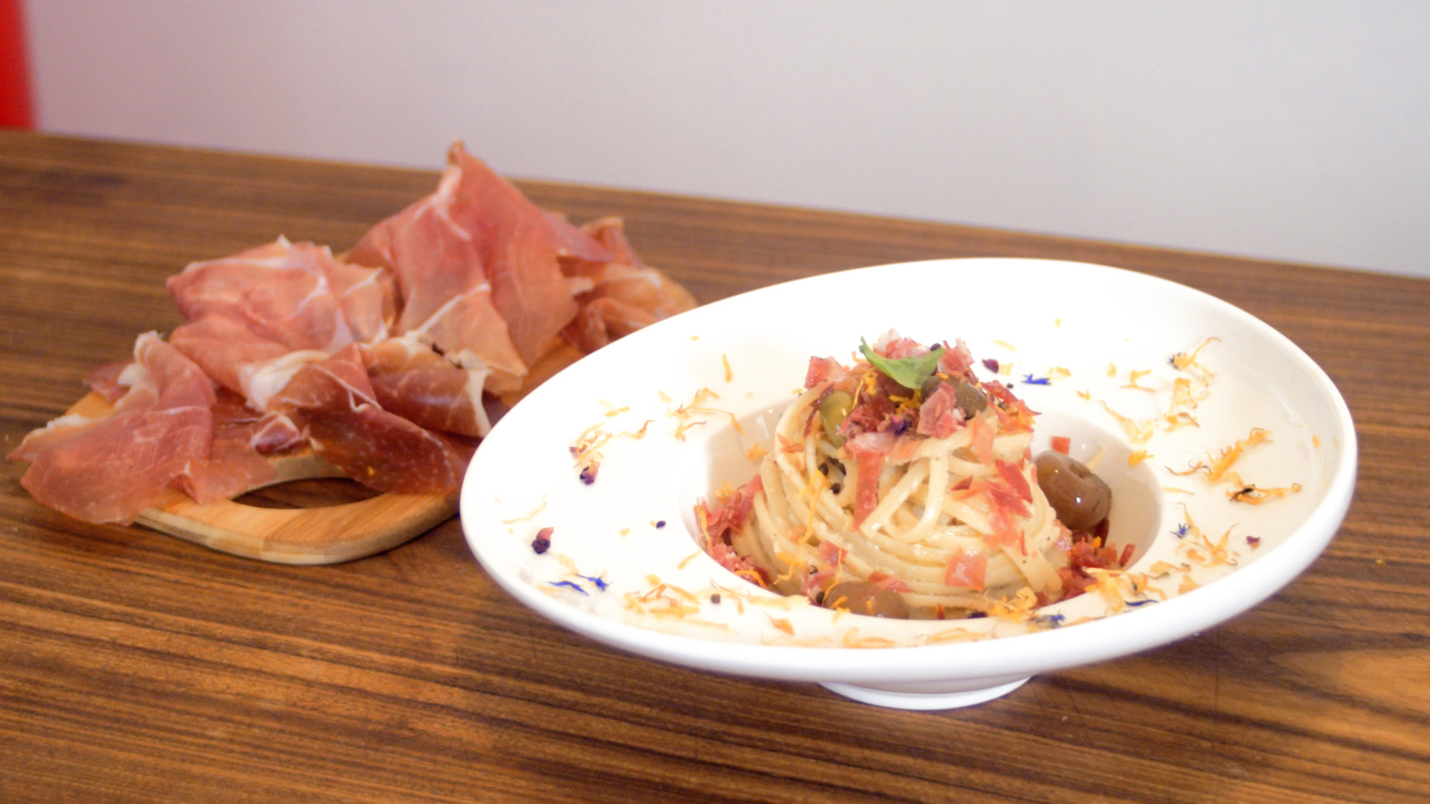 LINGUINE con CULATELLO DI ZIBELLO DOP