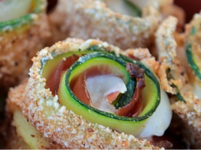 Rotolini di zucchine ripiene con Culatello di Zibello DOP