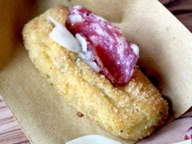 Crocchette con Salame Piacentino DOP e Pecorino di Pienza