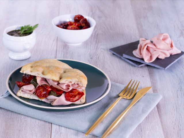 FOCACCIA DI PATATE con Mortadella Bologna IGP