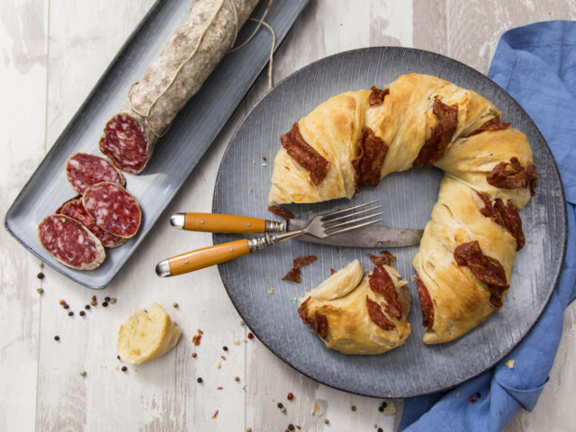 Ciambella rustica al SALAME FELINO IGP