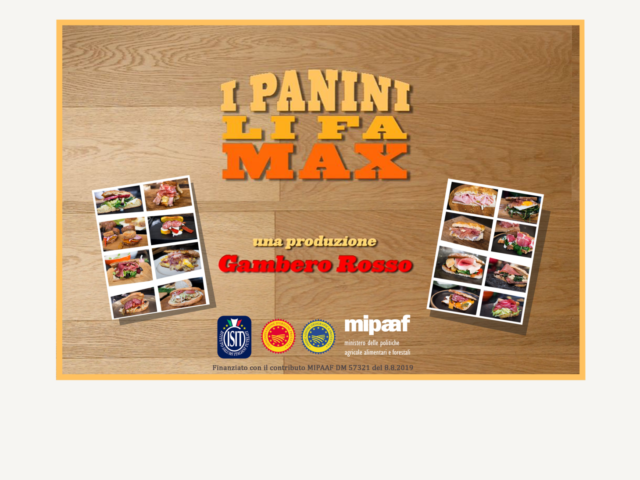 I PANINI LI FA MAX | UN VIAGGIO GASTRONOMICO IN 16 TAPPE