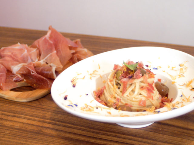 LINGUINE con CULATELLO DI ZIBELLO DOP