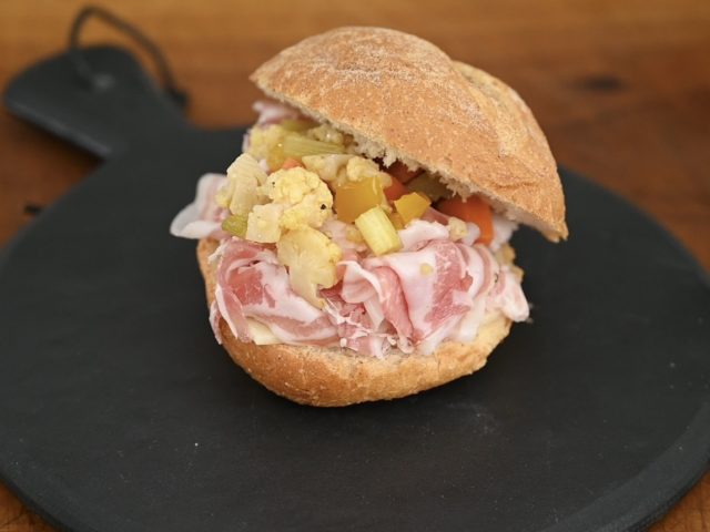 Panino con Pancetta Piacentina DOP