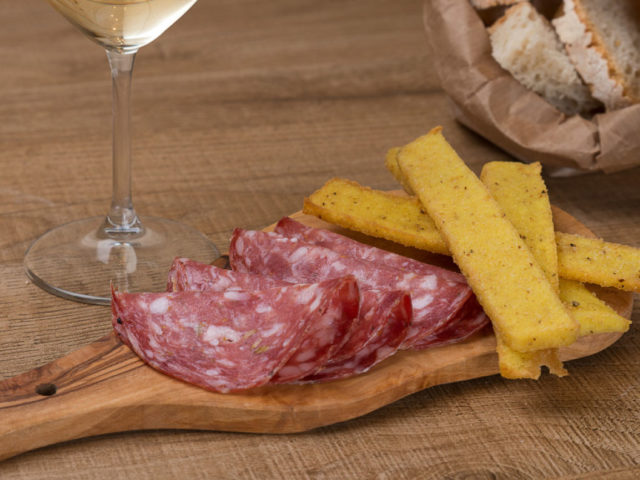 Finocchiona & polenta