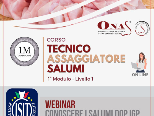 ISIT FORMA I FUTURI TECNICI ASSAGGIATORI SALUMI ONAS