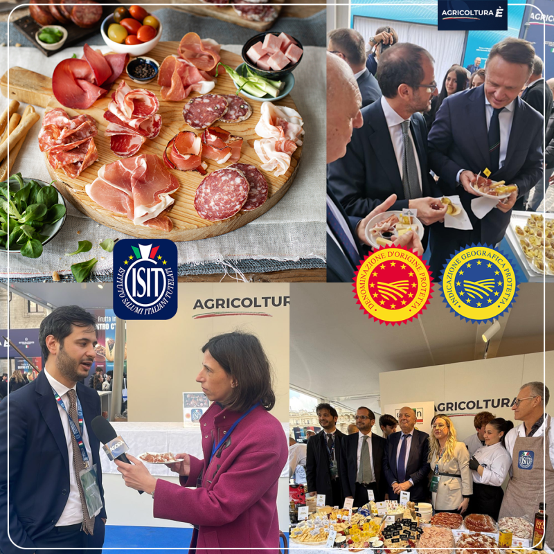 LA SALUMERIA ITALIANA DOP E IGP AMBASCIATRICE DELL’AGROALIMENTARE DI QUALITÀ AD “AGRICOLTURA È”