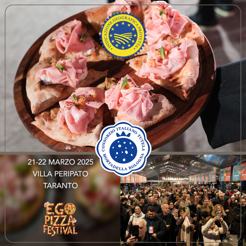 GRANDE SUCCESSO PER  LA MORTADELLA BOLOGNA IGP  ALL’EGO PIZZA FESTIVAL