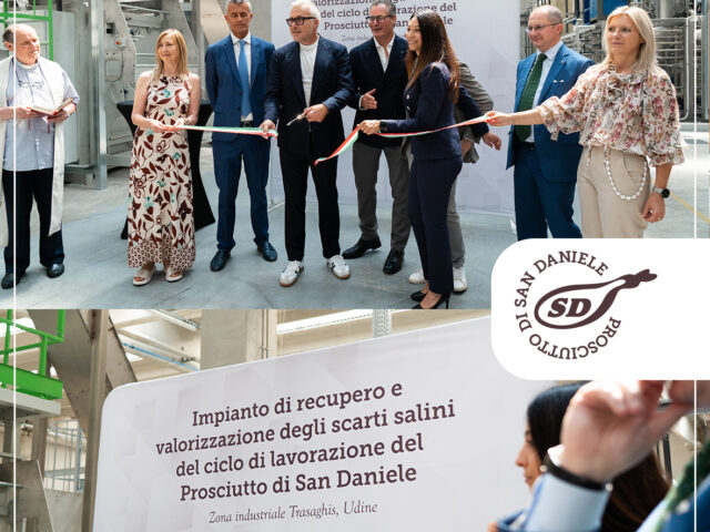 PROSCIUTTO DI SAN DANIELE DOP: NUOVO IMPIANTO TRATTAMENTO SCARTI SALINI 