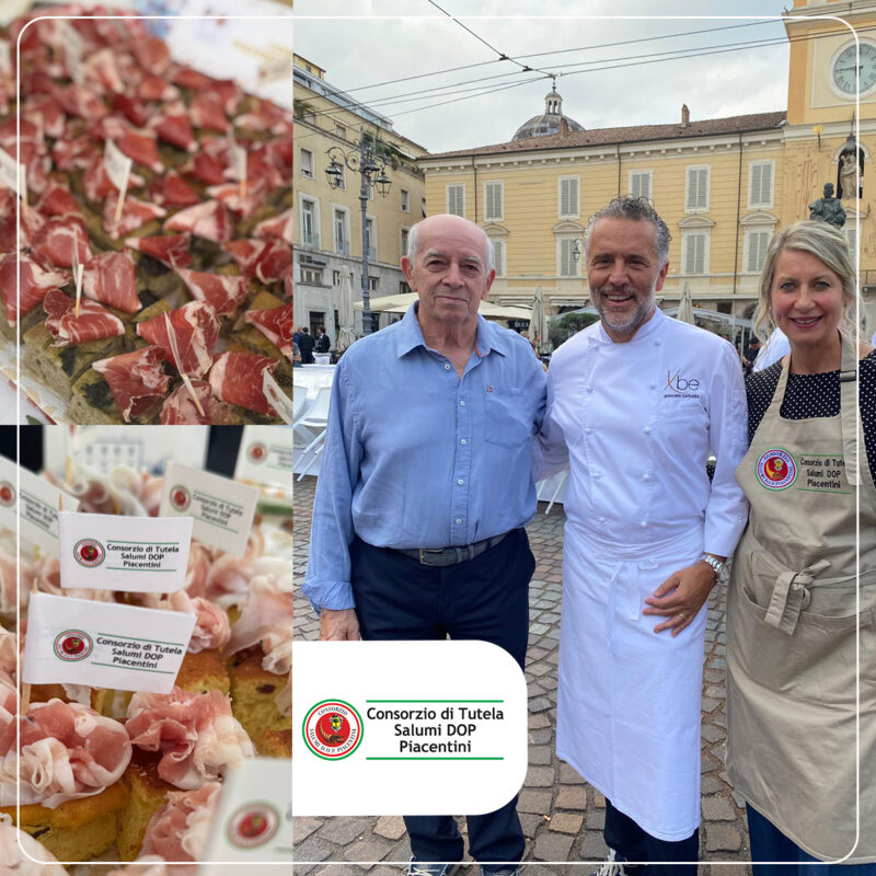 LO CHEF STELLATO GIANCARLO PERBELLINI ALLA “CENA DEI MILLE” RENDE OMAGGIO AI SALUMI DOP PIACENTINI
