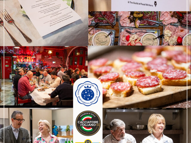 MORTADELLA BOLOGNA IGP, COTECHINO MODENA IGP E SALAMINI ITALIANI ALLA CACCIATORA DOP PROTAGONISTI NEL REGNO UNITO CON LA GUILD OF FOOD WRITERS