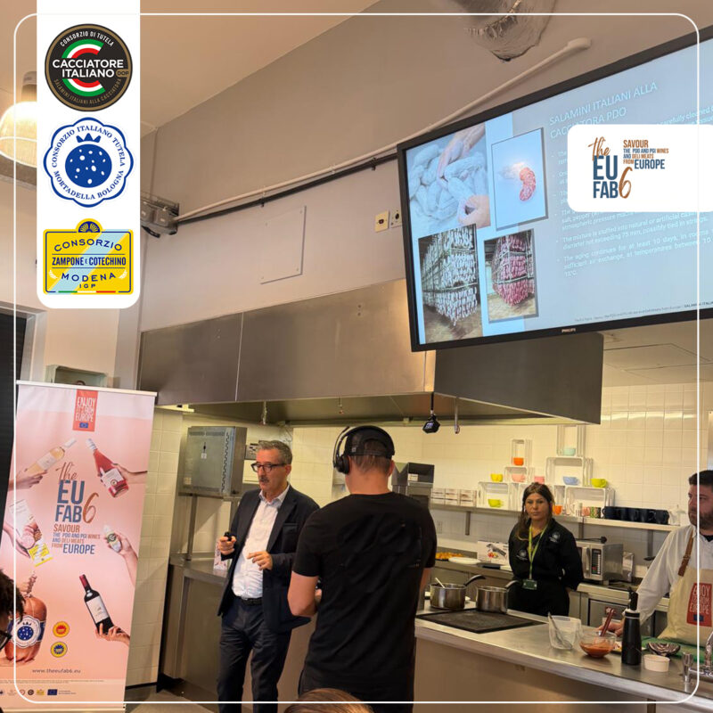 IL PROGETTO “EU FAB 6” RIPORTA I SALUMI EUROPEI DOP E IGP ALLA LONDON CHEF ACADEMY